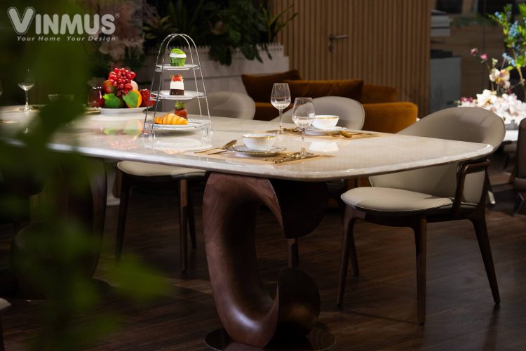 Bộ Sưu Tập Bàn Ăn Đá Marble Đẹp Nhất Hiện Nay | Tôn Vinh Không Gian Sống
