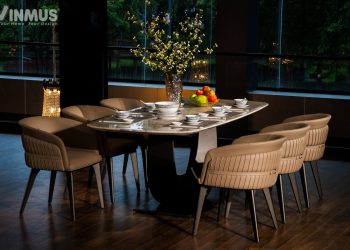 Bộ Sưu Tập Bàn Ăn Đá Marble Đẹp Nhất Hiện Nay | Tôn Vinh Không Gian Sống