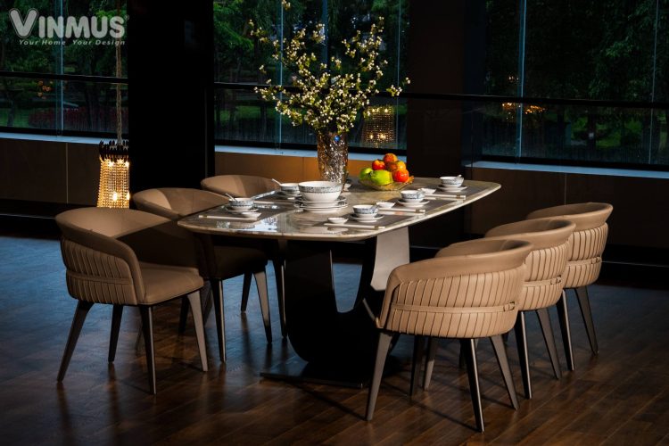 Bộ Sưu Tập Bàn Ăn Đá Marble Đẹp Nhất Hiện Nay | Tôn Vinh Không Gian Sống
