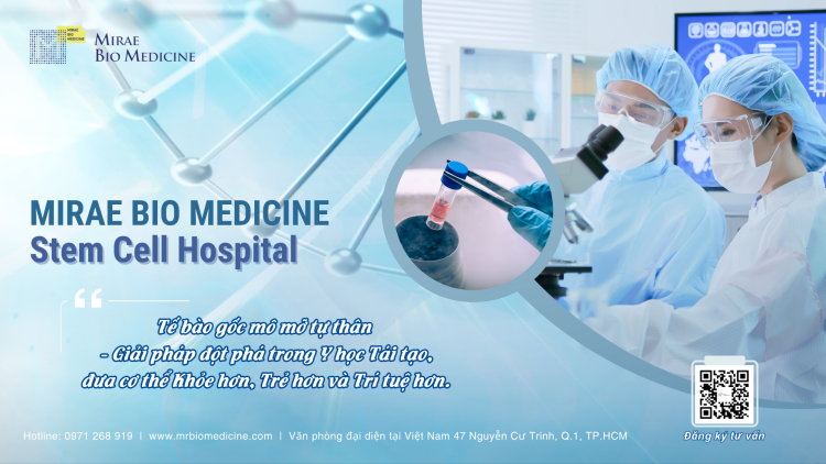 Điều kỳ diệu của tế bào gốc mô mỡ tự thân Mirae Bio Medicine