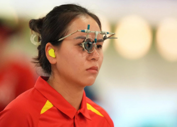 Xạ thủ Trịnh Thu Vinh đã thi đấu ấn tượng và giành quyền vào chung kết Olympic 2024.