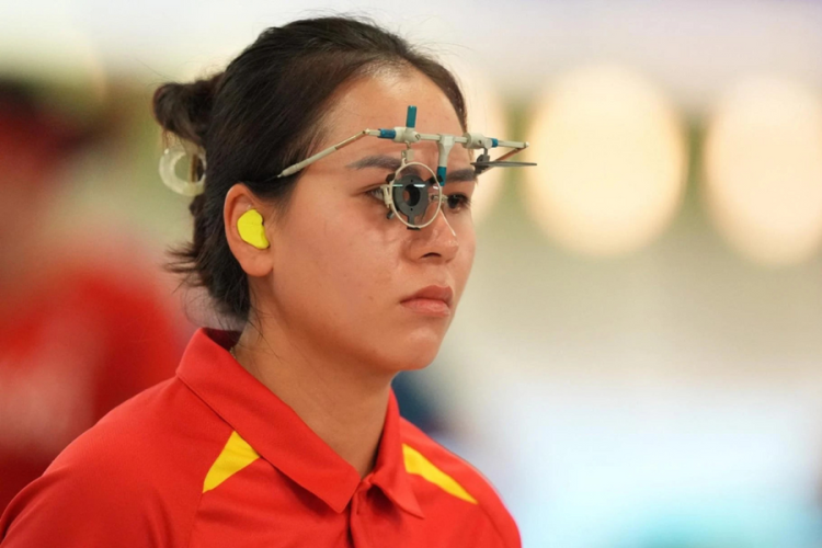 Xạ thủ Trịnh Thu Vinh đã thi đấu ấn tượng và giành quyền vào chung kết Olympic 2024.