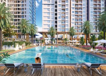 Sở hữu hồ bơi theo phong cách nghỉ dưỡng, 3 tầng hầm đỗ xe thông minh, dự án tại khu vực Tây Nam Linh Đàm thu hút được sự chú ý của khách hàng