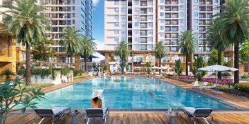 Sở hữu hồ bơi theo phong cách nghỉ dưỡng, 3 tầng hầm đỗ xe thông minh, dự án tại khu vực Tây Nam Linh Đàm thu hút được sự chú ý của khách hàng