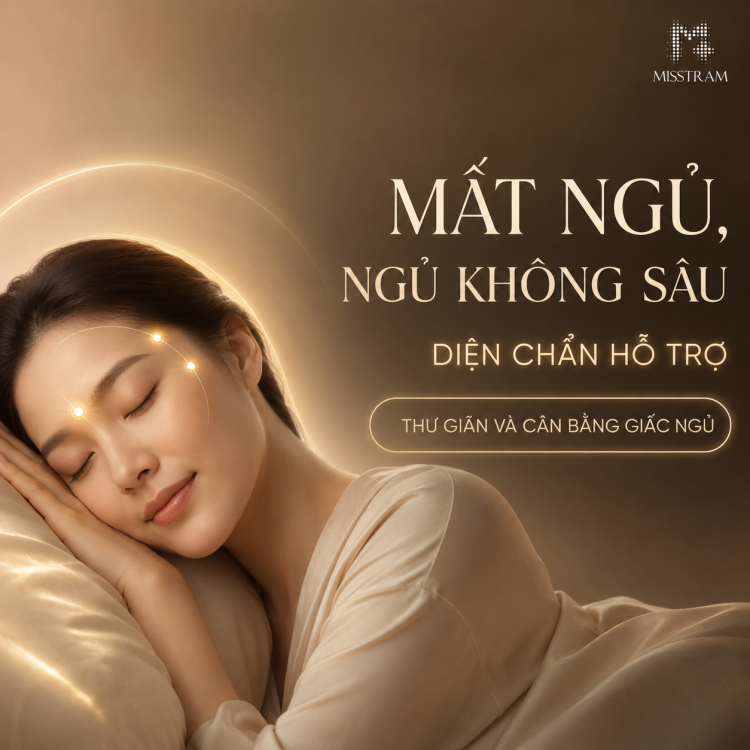 Mất Ngủ, Ngủ Không Sâu – Diện Chẩn Hỗ Trợ Thư Giãn Và Cân Bằng Giấc Ngủ